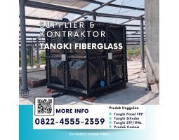 Tangki Fiberglass Gak Usah Diservis - Padang Lawas