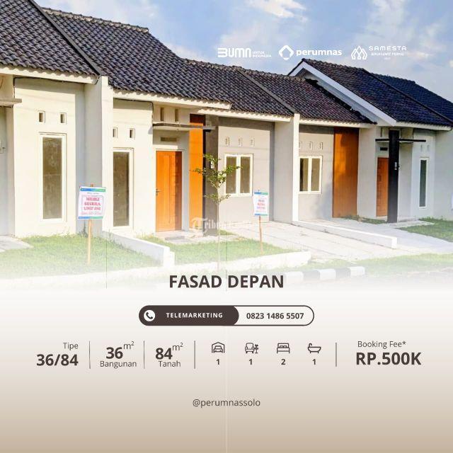 Dijual Rumah Tipe 36 2KT 1KM Legalitas SHM - Karanganyar 
