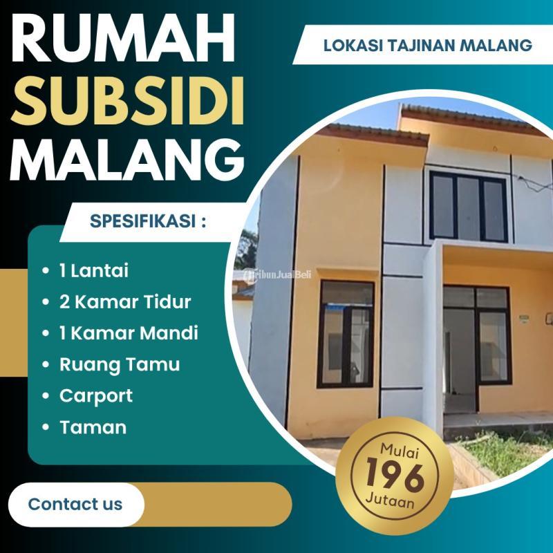 Jual Rumah Subsidi Tipe 30 Baru - Malang
