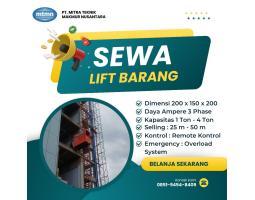 Sewa Lift Barang PT. Mitra Teknik Makmur Nusantara - Pekanbaru  