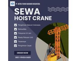 Sewa Hoist Crane, PT. Mitra Teknik Makmur Nusantara, Batam - Riau