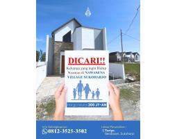 DIjual Rumah, Tipe 36, 2KT, 1KM, SHM, Perumahan 1 Lantai, 3 menit ke RSUD Sukoharjo - Sukoharjo