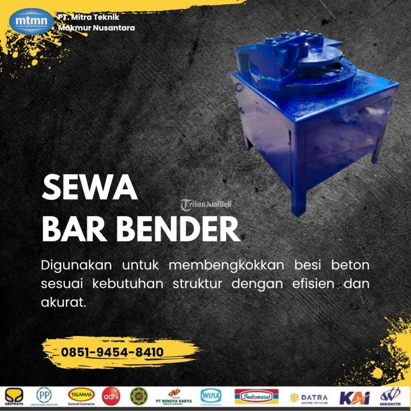 Sewa Bar Cutter dan Bar Bender, Mesin Potong dan Tekuk Besi Beton Proyek Konstruksi - Palembang