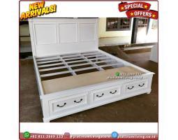 Produsen Tempat Tidur Modern Laci 3 Duco 180X200 Furniture - Jepara