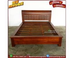 Produsen Tempat Tidur Jati 180x200 Minimalis - Jepara