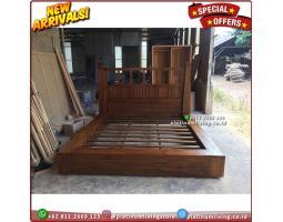 Produsen Tempat Tidur 180x200 Kayu Jati Minimalis - Jepara