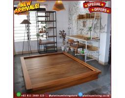 Produsen Tempat Tidur Jati Minimalis 120x200 - Jepara