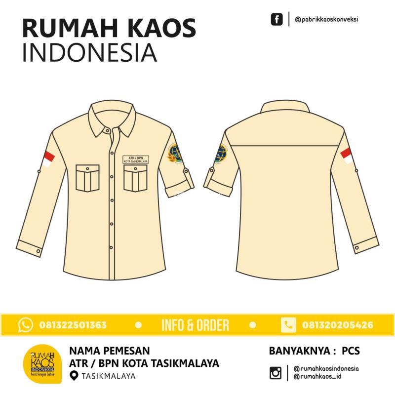 Seragam Custom Bintan Utara Kemeja Bordir - Bintan