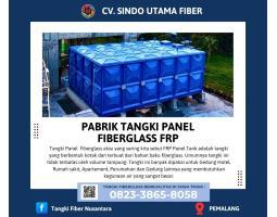 Roof Tank Panel Fiberglass FRP 10000 Liter, Tangki Air Fiberglass - Pemalang