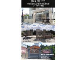 Pembuatan Pintu Pagar Kanopi Stainless - Barito Kuala
