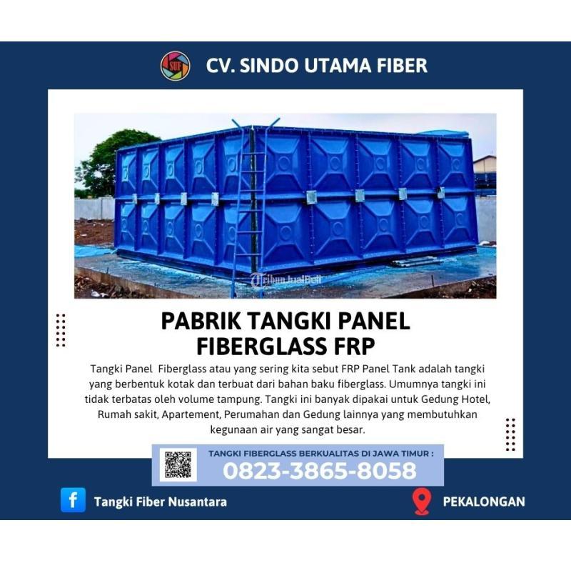 Sedia Tangki Air Fiberglass, Tandon Air Bersih FRP Kotak - Pekalongan