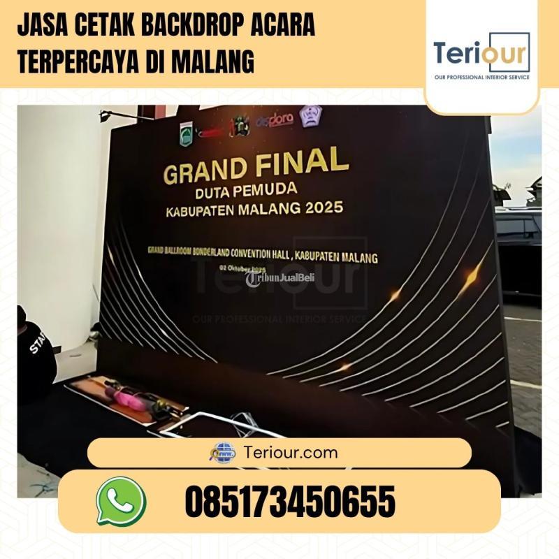 Jasa Cetak Backdrop Acara Terpercaya - Malang