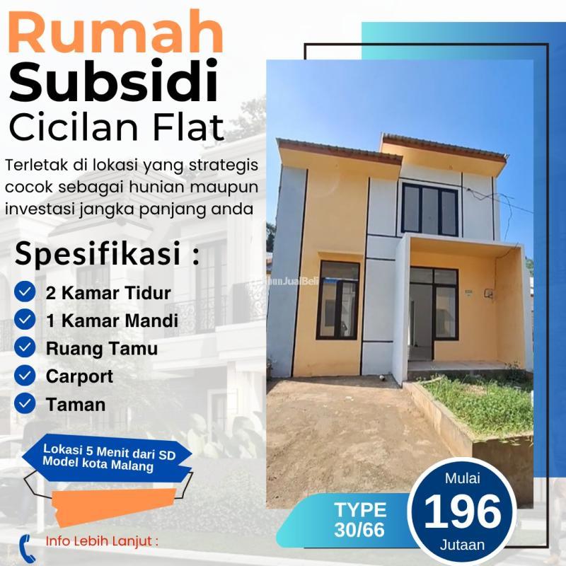 Dijual Rumah Subsidi Tipe 30 2KT 1KM Legalitas SHM - Malang 