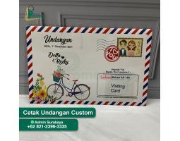 Print Undangan Custom Tempat Percetakan Amplop Kondangan - Surabaya