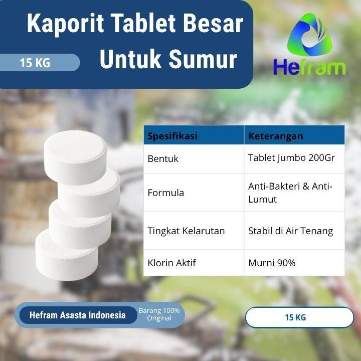 Kaporit Tablet Besar Untuk Sumur 15Kg - Bogor