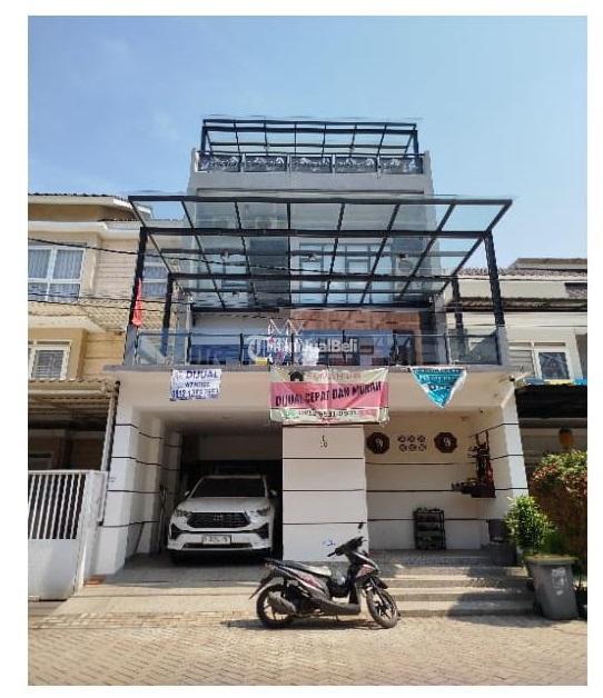 Dijual Rumah 3 Lantai SHM Cash Only di Park Residences, Cengkareng Tipe 195 4KT 3KM SHM - Jakarta Barat 
