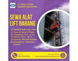 Sewa Lift Barang Cepat dan Terpercaya - Pontianak 