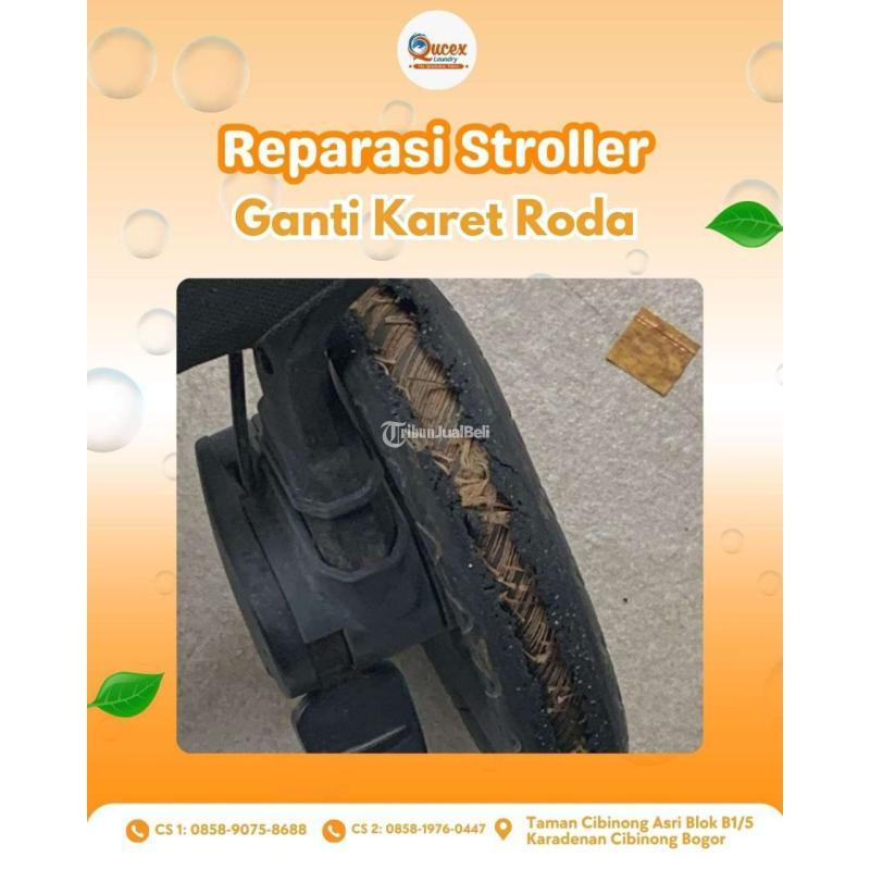 Service Ganti Roda Belt Stroller - Bogor
