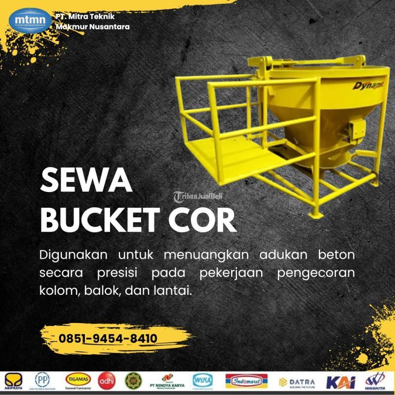 Sewa Molen Cor dan Bucket Cor, Alat Pengecoran Beton Presisi dan Efisien - Pekanbaru