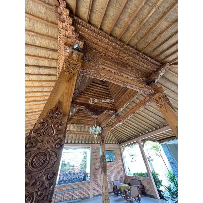 Dijual Rumah Joglo Full Jati, Lt. 472m2, Lb. 130m2, Shm, 5 Menit Ke Kampus UII, Di Sleman - Yogyakarta