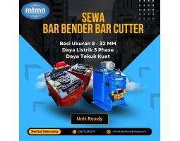 Sewa Bar Bender, Bar Cutter Besi 8-32mm, Unit Ready - Cimahi
