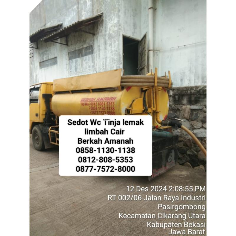 Jasa Sedot WC Limbah PT JST Berkah Amanah di Tambun Selatan - Bekasi