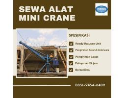 Sewa Mini Crane Solusi Praktis Angkat Material Proyek - Palu  