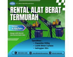 Sewa Mini Crane Proyek Kapasitas 500 Kg - Gorontalo 