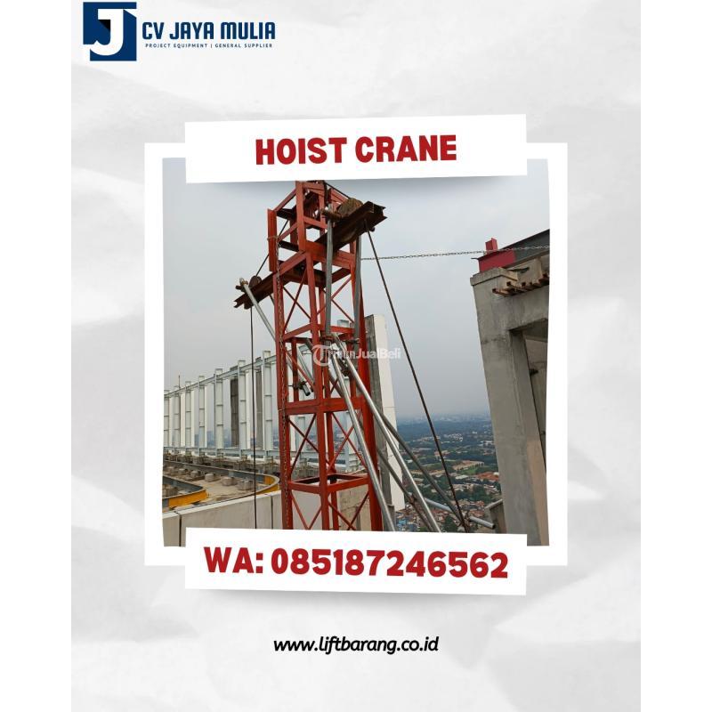 Sewa Hoist Crane, Kapasitas 1-2 Ton, Ketinggian 30m - Malang 