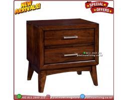 Meja Lampu Tempat Tidur Side Table Teak Wood Furniture - Jepara 