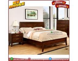 Tempat Tidur Jati Minimalis Simple 120x200 Furniture - Jepara 