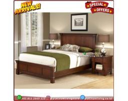 Tempat Tidur Jati Minimalis 120x200 Funiture - Jepara 