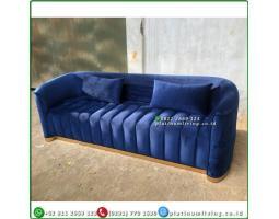 Sofa Lengkung Minimalis Mewah Furniture - Jepara 