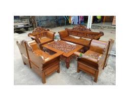 Kursi Tamu Ukir Klasik Jati - Jepara 