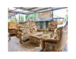 Sofa Tamu Ukiran Mewah Furniture - Jepara 