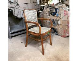Kursi Makan Jati Mix Rotan - Jepara 