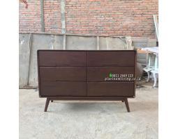 Bufet Laci Kayu Jati Drawer - Jepara 