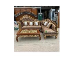 Sofa Ukir Kayu Jati - Jepara 