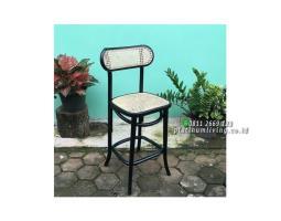Kursi Bar Jati Teak Rattan Furniture - Jepara 