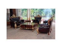 Sofa Tamu Jati Ukir Mewah Furniture - Jepara 