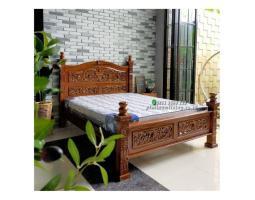 Tempat Tidur Jati Ukir 160x200 - Jepara
