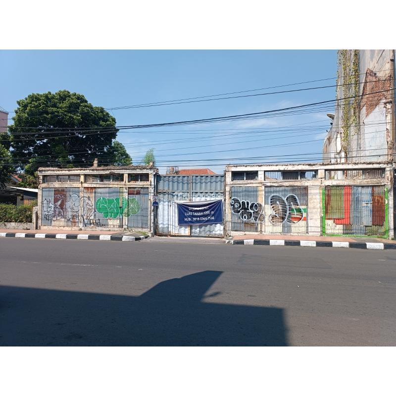 Dijual Tanah Luas 1263m2 SHM Jalan Otto Iskandardinata - Kota Bandung