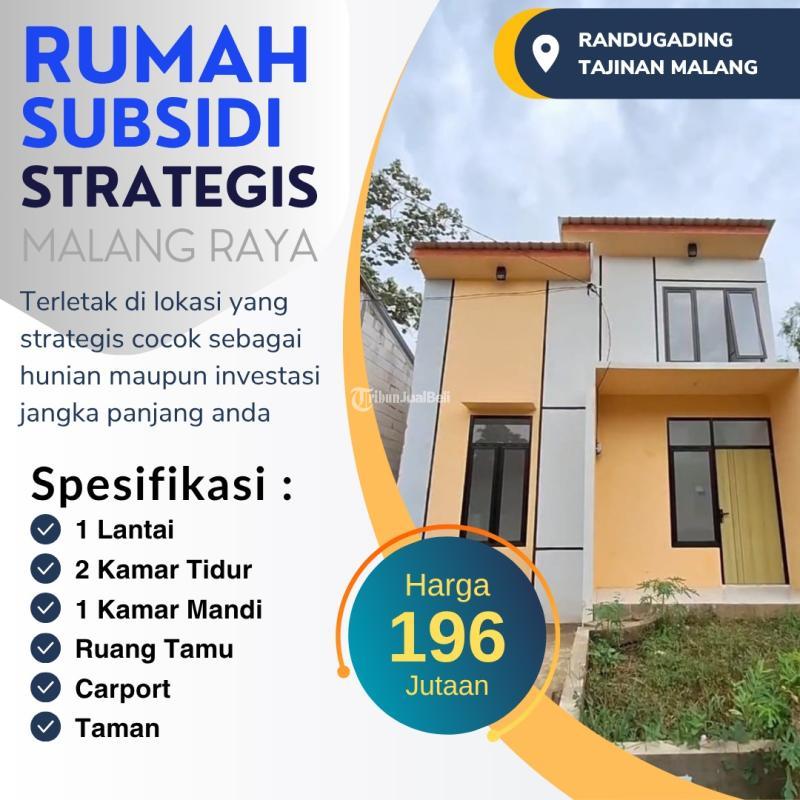 Dijual Rumah Subsidi Minimalis 2KT 1KM Murah Lokasi Tajinan - Malang