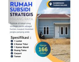 Dijual Rumah Subsidi di Tlogowaru Tipe 30 2KT 1KM Legalitas SHGB - Malang 
