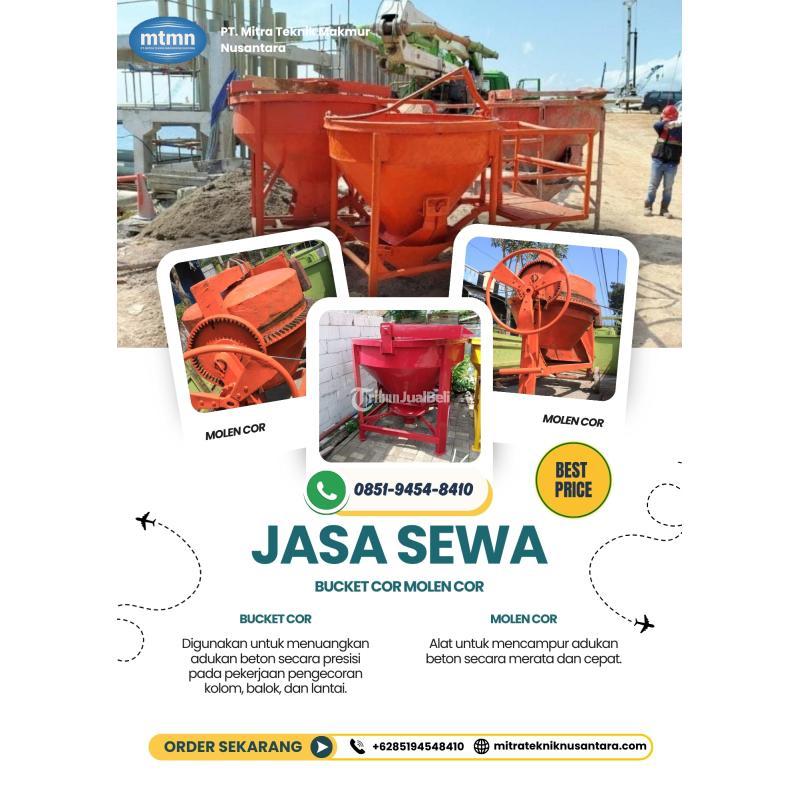 Rental Bucket Cor Kapasitas 800-1500L Molen Cor Ready - Bintan 