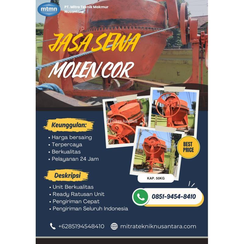 Sewa Molen Cor Kapasitas 50Kg - Dumai