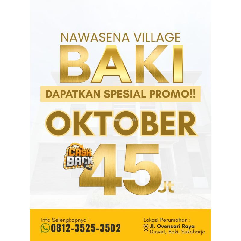 Dijual Rumah Perumahan Cluster 2 Lantai Dekat Solo - Sukoharjo