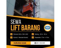 Sewa Lift Barang Lombok  Solusi Angkat Material Proyek Lebih Cepat dan Aman - Lombok Tengah