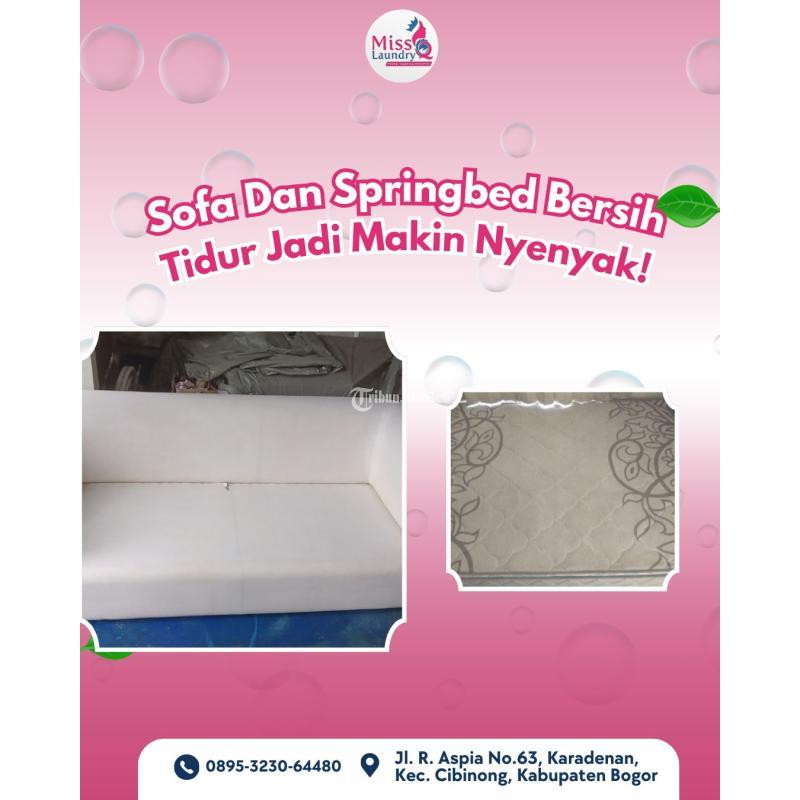 Jasa Layanan Cuci Springbed Bergaransi, Ragajaya, Panggilan 24 Jam - Bogor