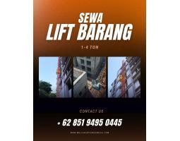 Sewa Lift Barang, Lift Proyek, Lift Material Alimak - Serang
